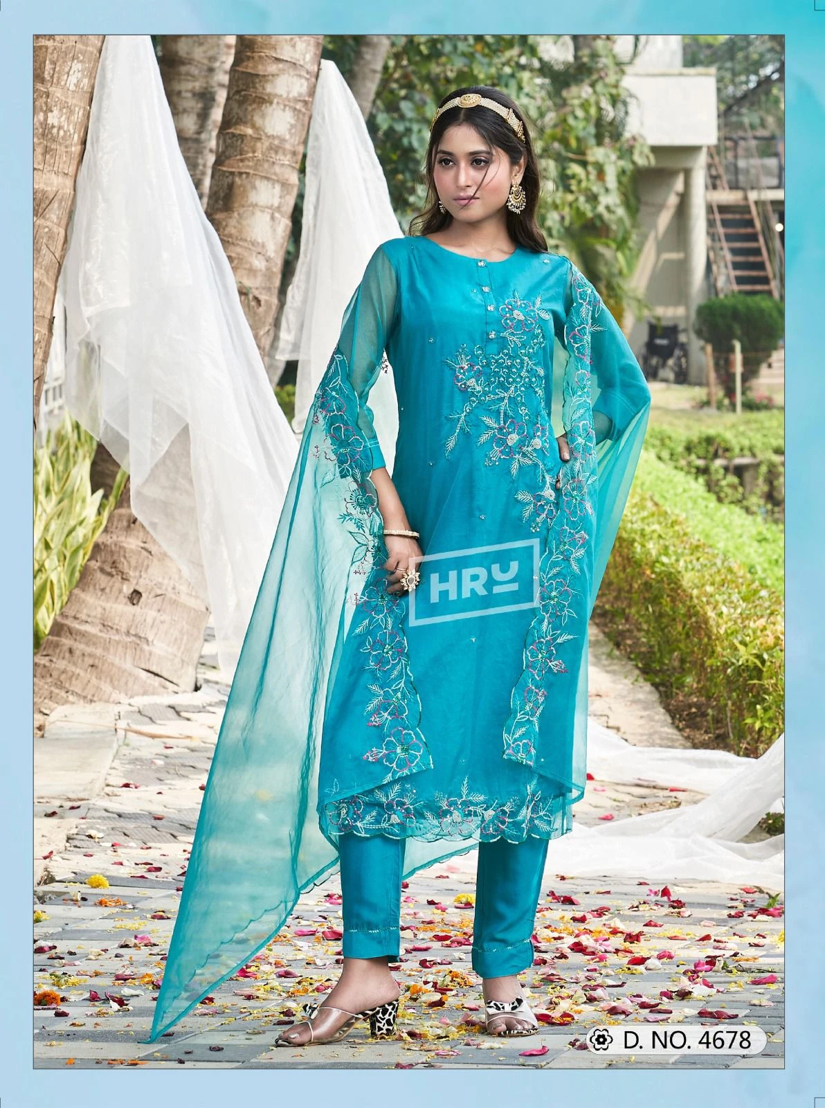 Hru Siddhi Vol 5 Siddhi Vol 5 Wholesale Readymade Salwar Suit Catalog — Wholesale Readymade Suit, MPA wholesale from Surat - Gallery Image 3
